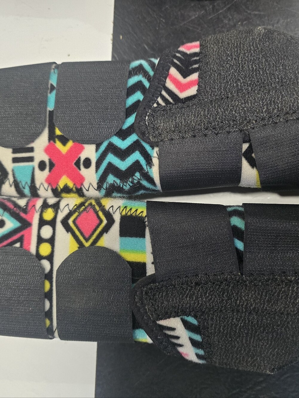 Legacy Neon Tribal Sport Boots in Black, Teal, Pink, Yellow - Picture 5 of 13